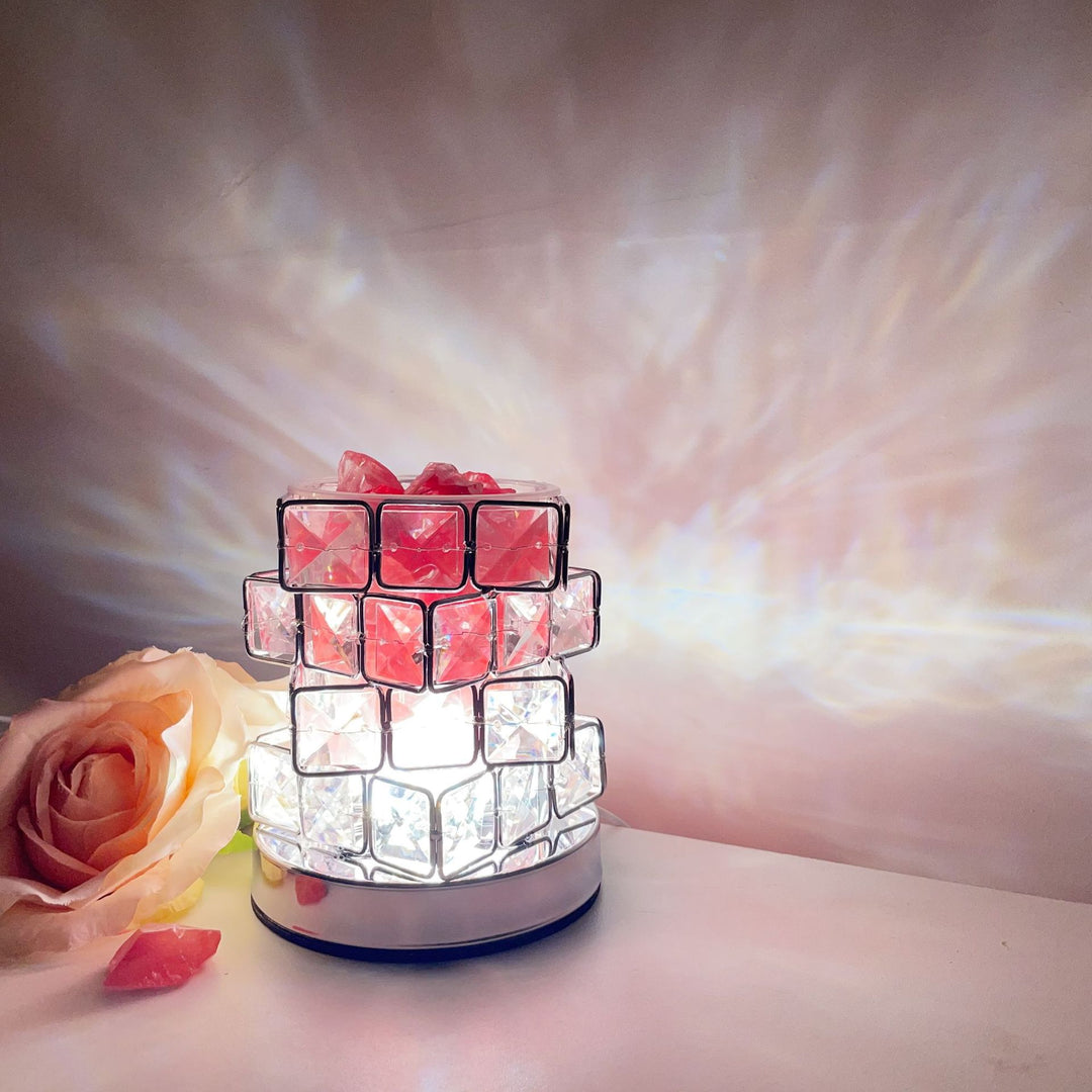 Crystal Mosaic Gem Table Lamp