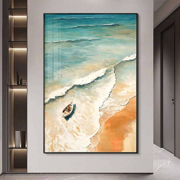 Coastal Ocean View Framed Artwork