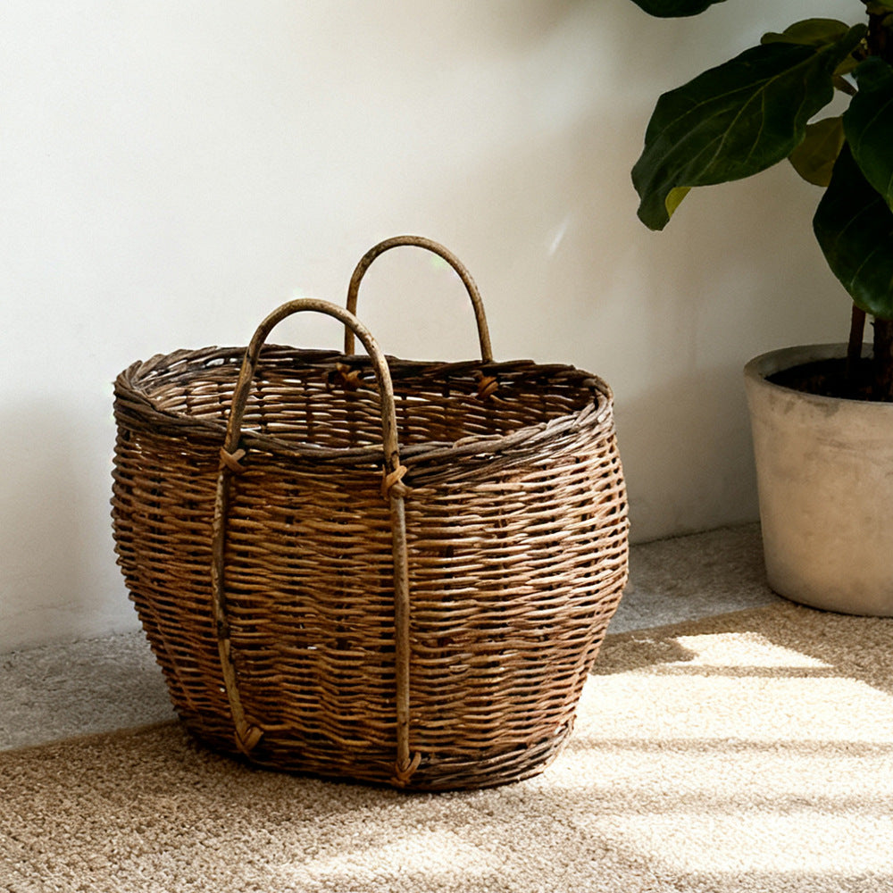Rustic Handwoven Basket