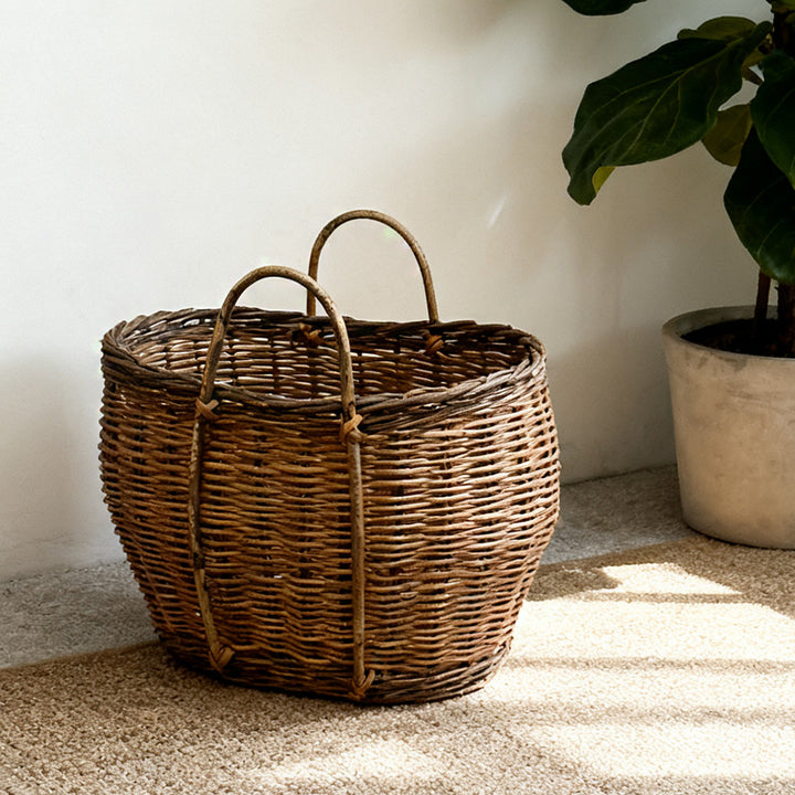 Rustic Handwoven Basket