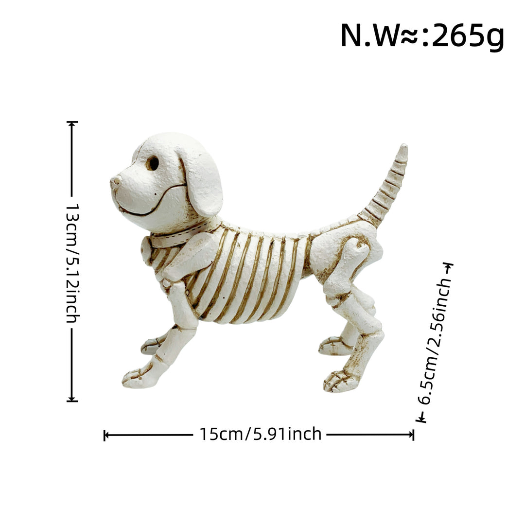 Decorative Dog Skeleton Figure