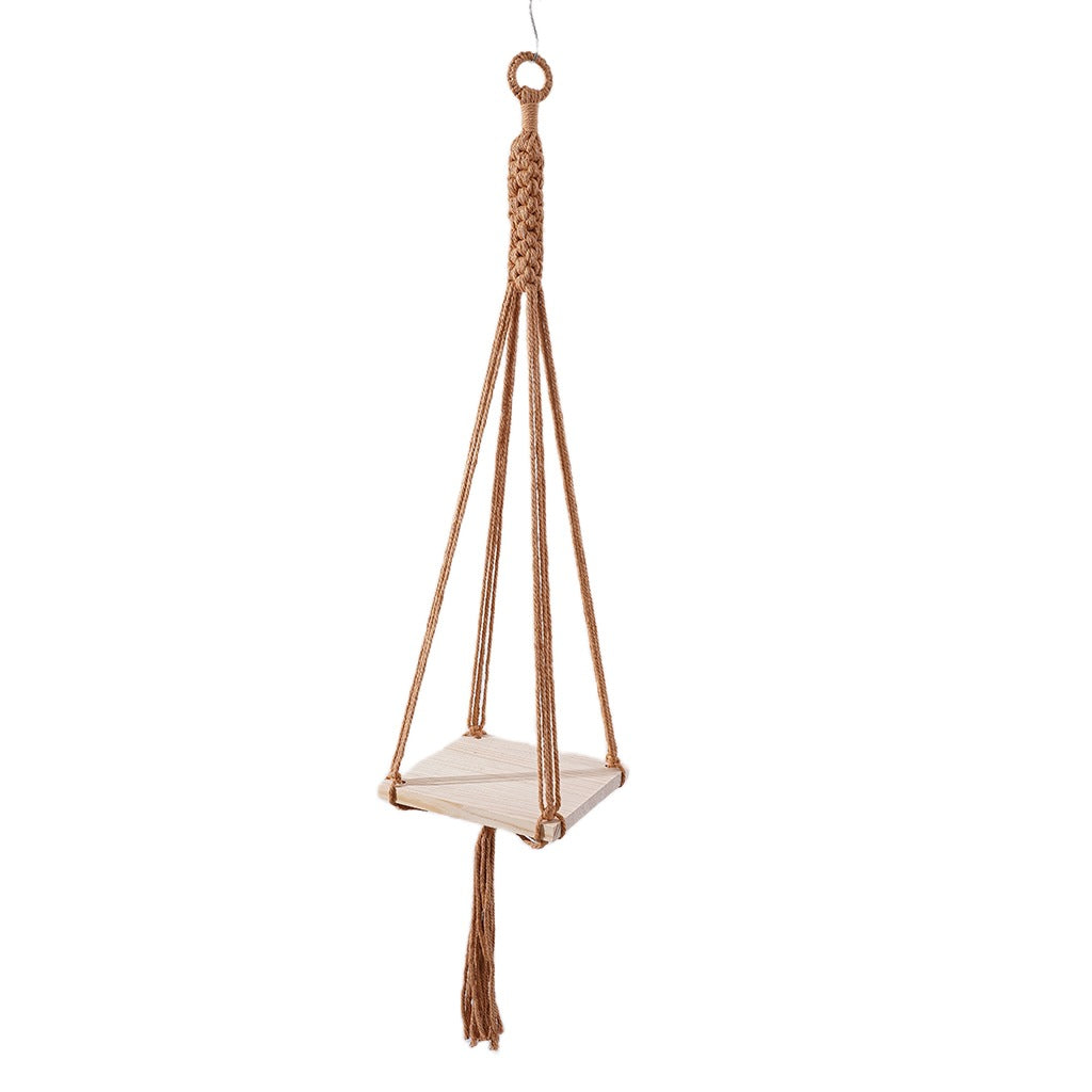 Macrame Plant Hanging Shelf