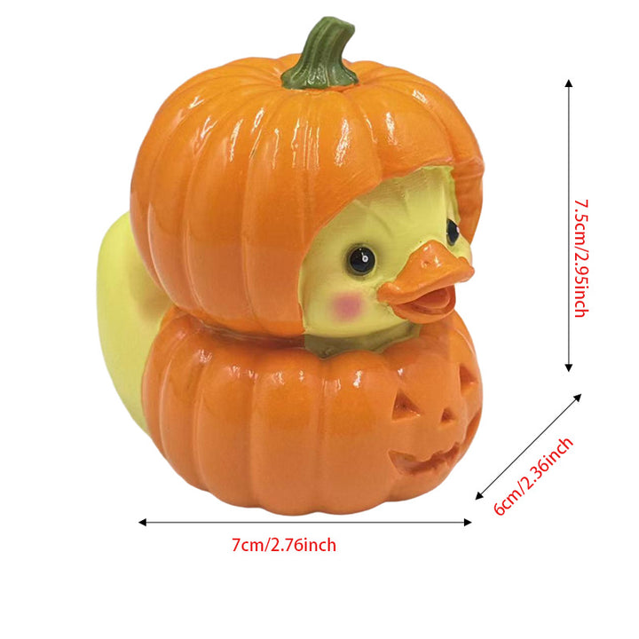 Funny rubber duck with berry pot cut