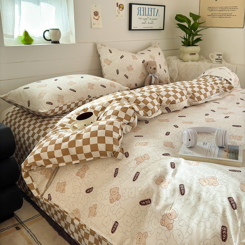 Playful Animal-Themed Duvet Cover Set