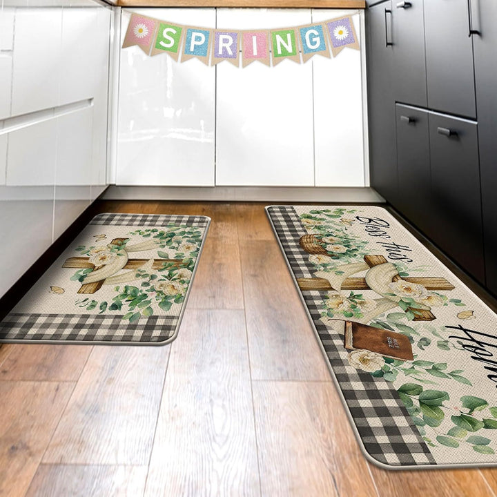 Children's Easter-Themed Kitchen Floor Mat