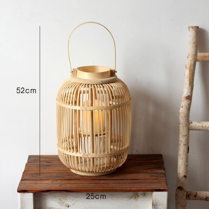 Decorative Lantern made of Rattan