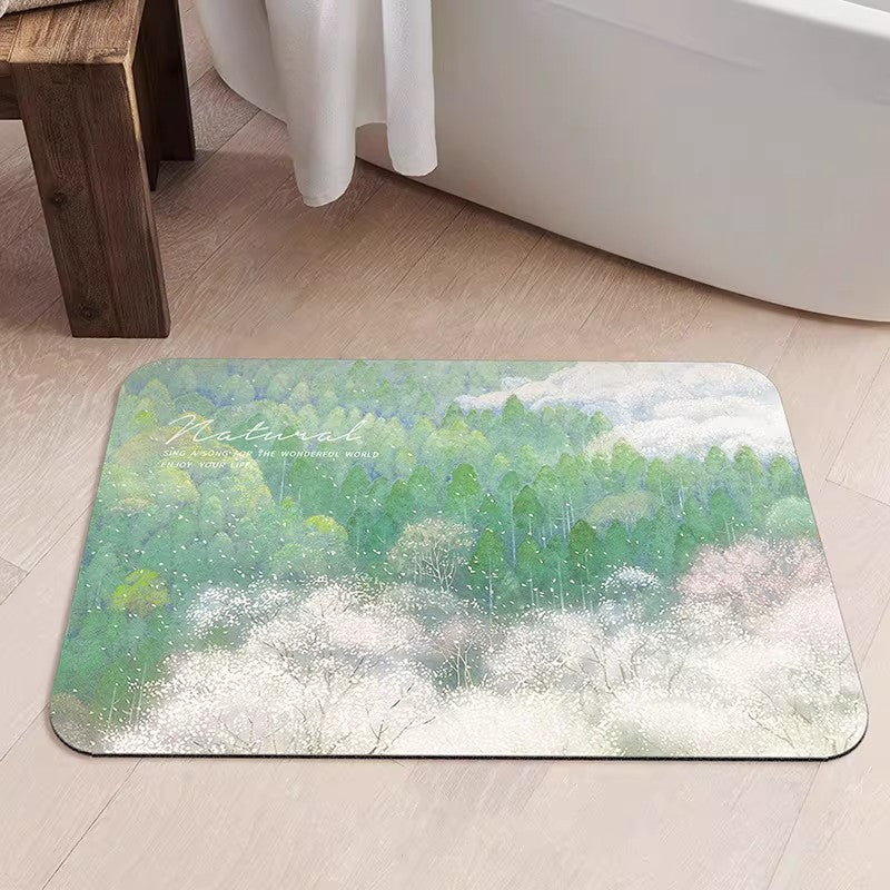 Artistic Illustration Desk Mat