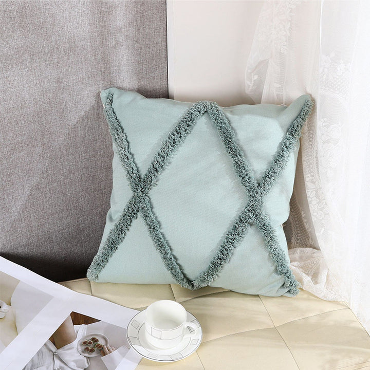 Textured Bohemian Decorative Throw Pillow