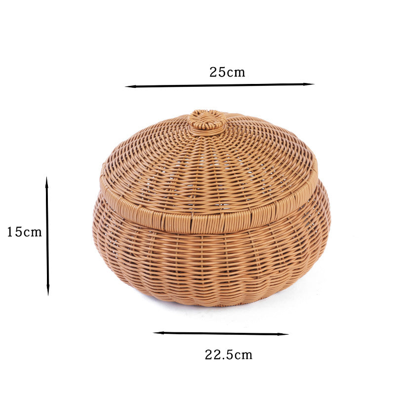 Handcrafted Natural Fiber Storage Container