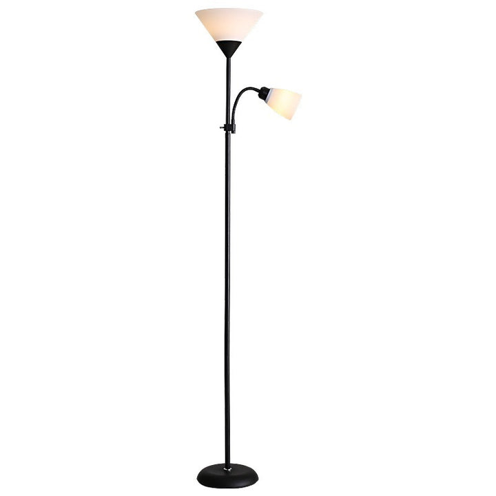 Multifunctional floor lamp with adjustable reading light