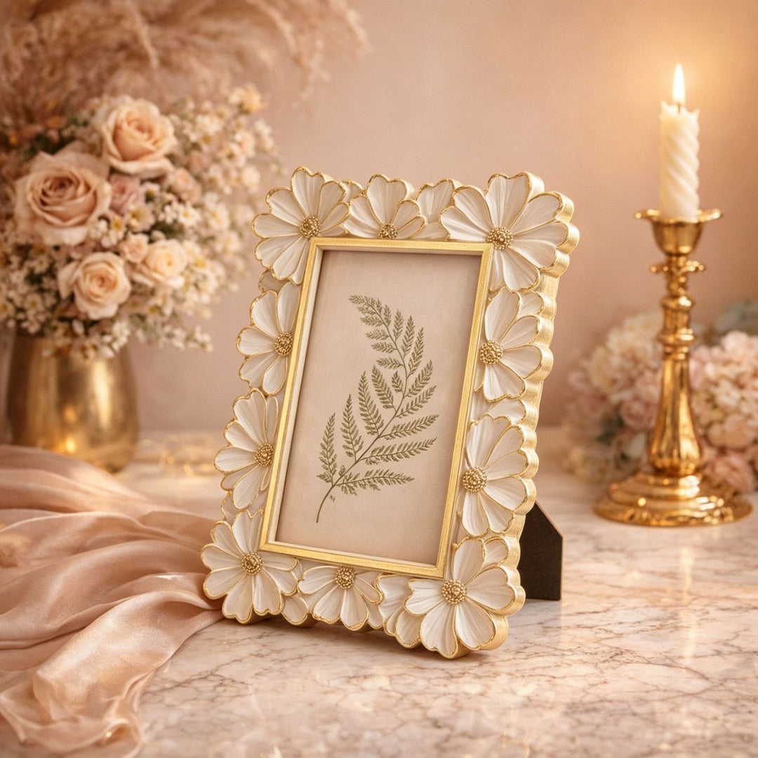 Decorative Floral Picture Frame
