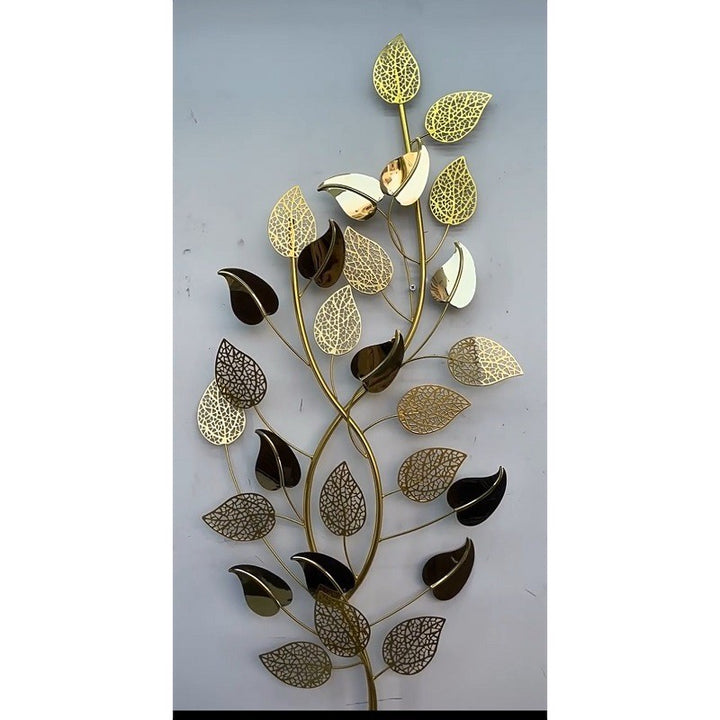 Wall-Mounted Leaf Sculpture