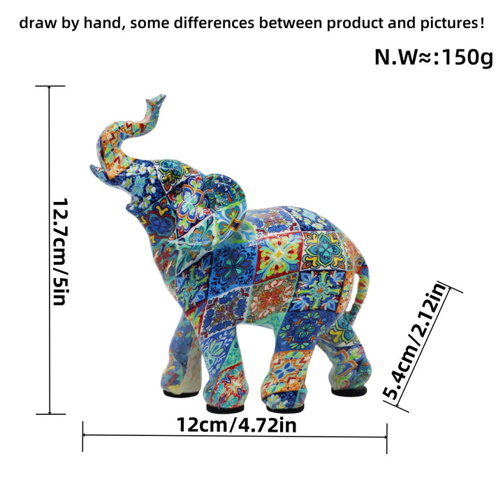 Artistic Elephant Figure