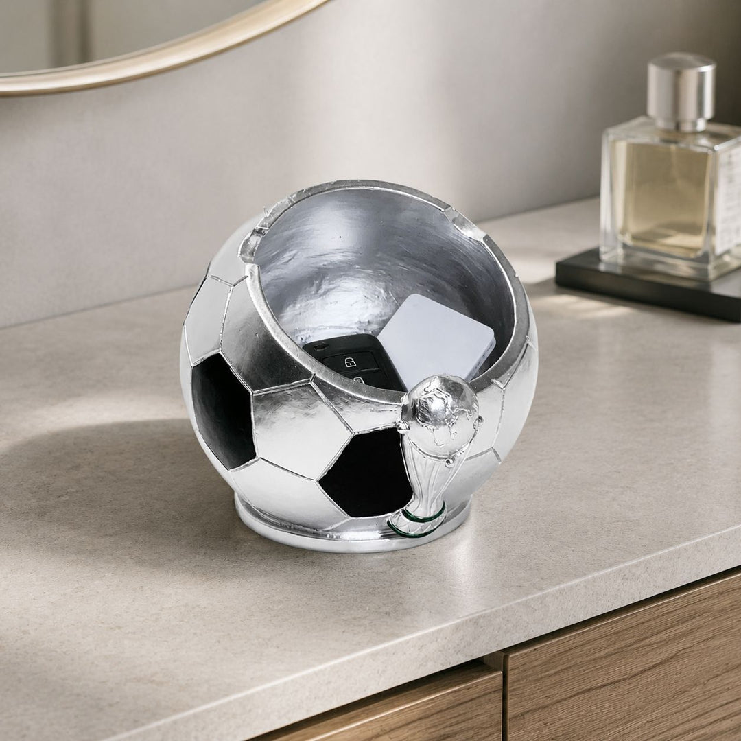 Decorative figure football with glossy surface