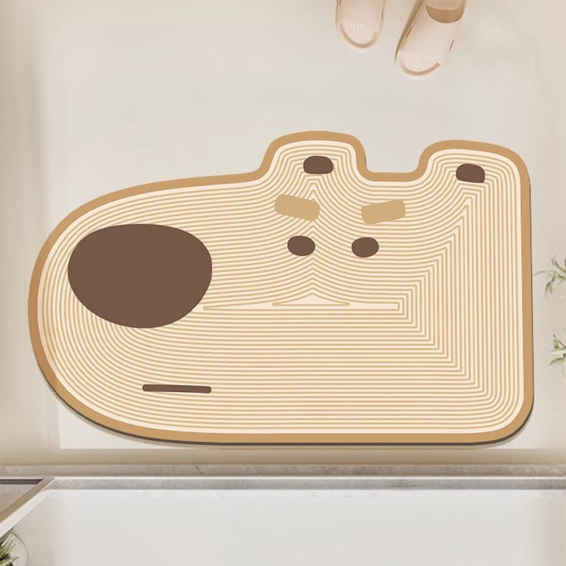 Cute Frog Design Bath Mat
