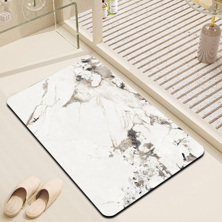 Luxury Marble Texture Bath Mat