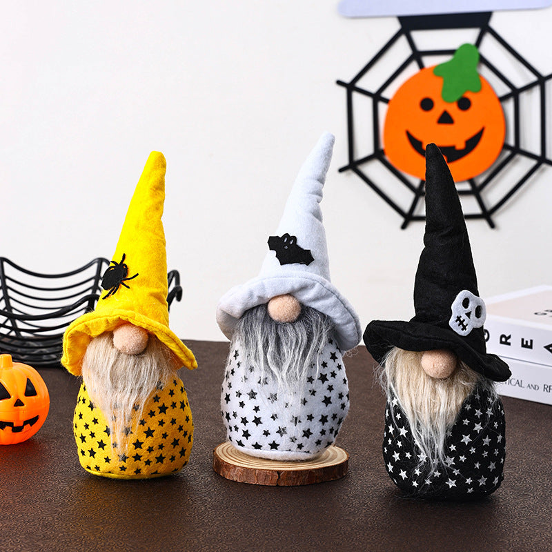 Decorative Halloween Gnome Figure