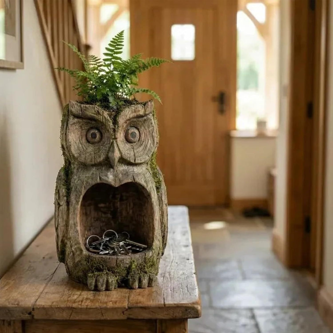 Decorative Owl Planter