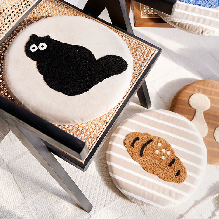 Decorative Animal-Themed Chair Cushion