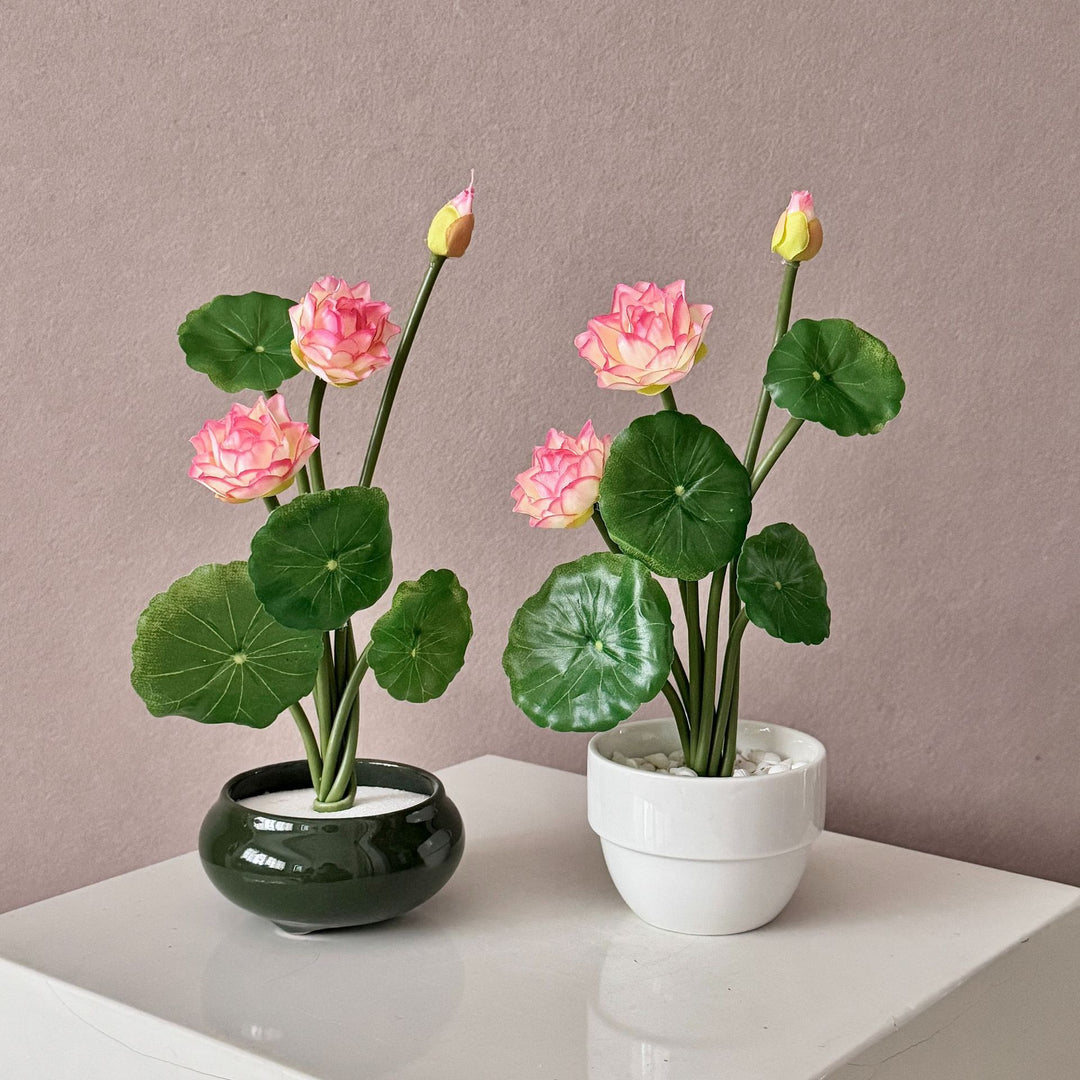 Artificial Lotus Flower Bouquet