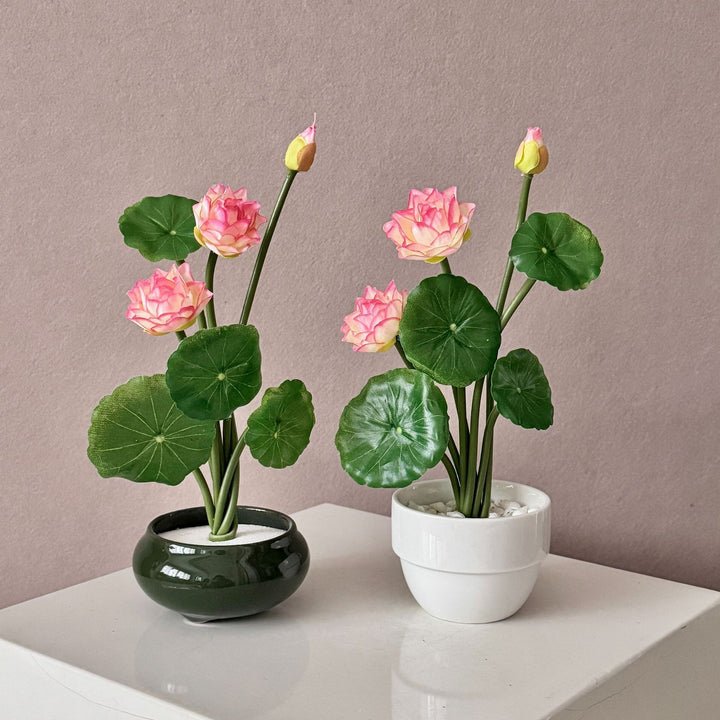 Artificial Lotus Flower Bouquet