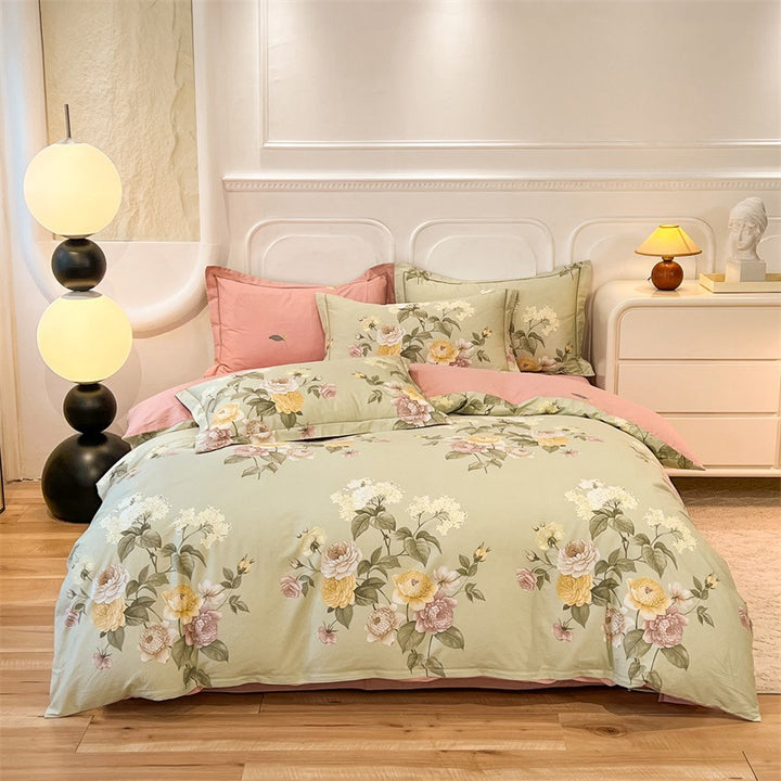 Floral Pattern Duvet Cover Set