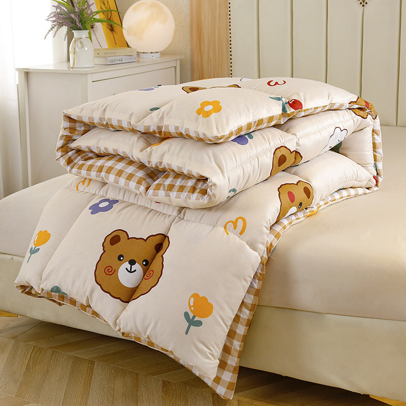 Premium Reversible Checkered Comforter