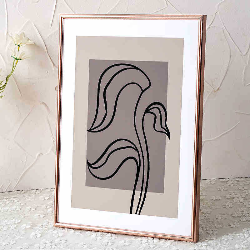 Artistic Decorative Framed Minimalist Art Print