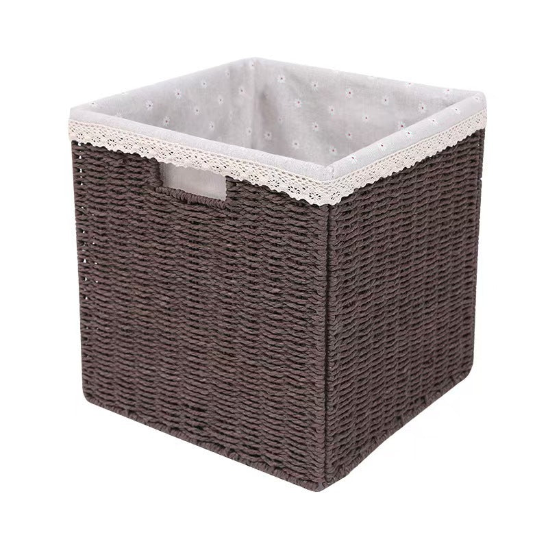 Stylish Woven Storage Cube