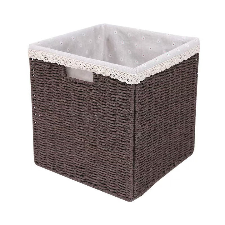 Stylish Woven Storage Cube