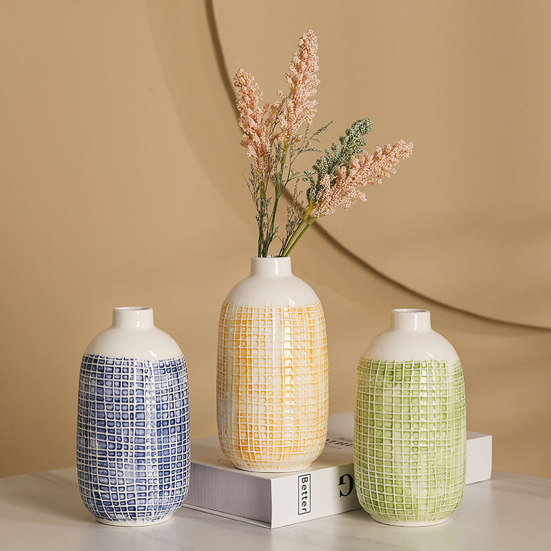 Stylish ceramic vase