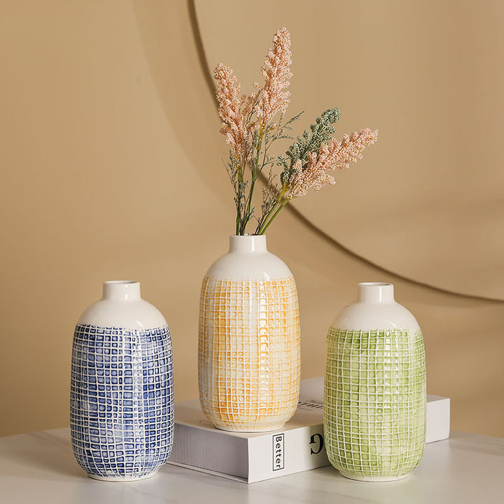 Stylish ceramic vase