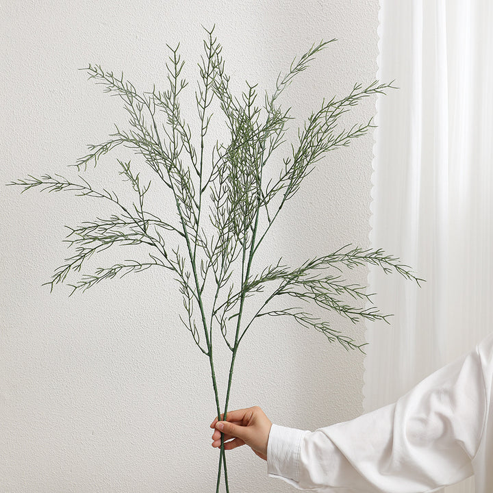 Decorative artificial branch with filigree, curved twigs