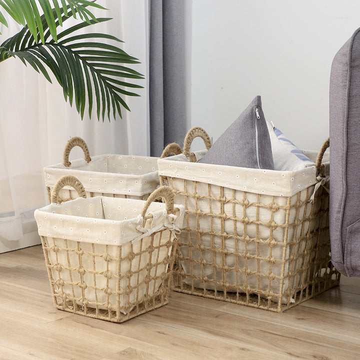 Natural Fiber Decorative Storage Baskets