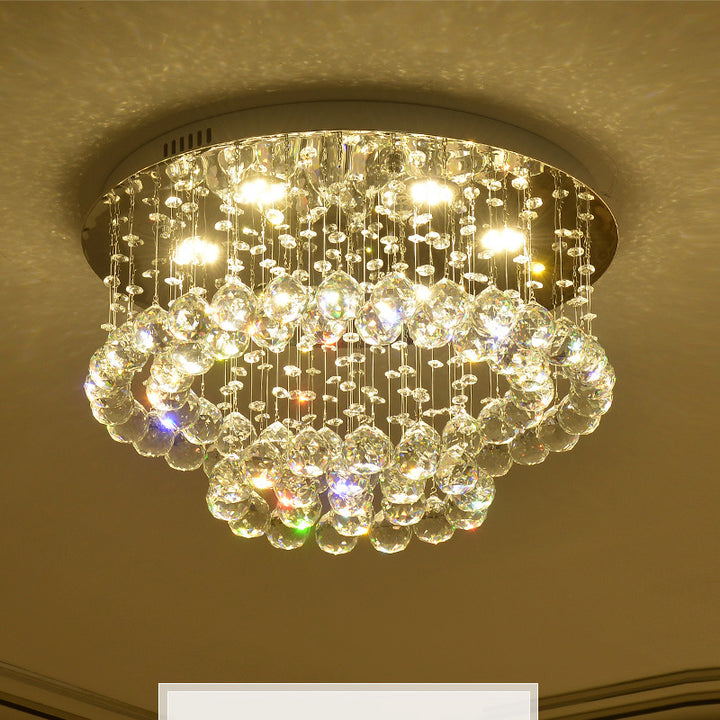 Crystal Illuminated Ceiling Light