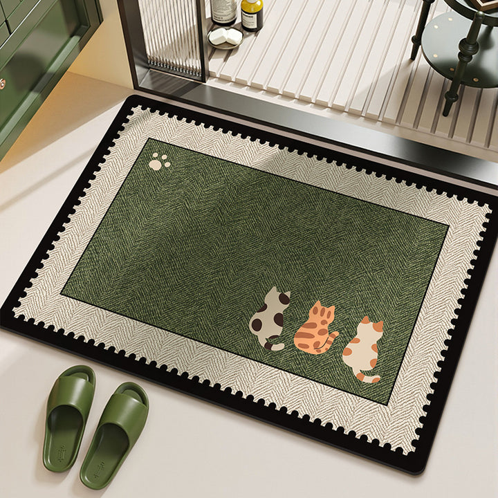 Pet-Themed Eco-Friendly Area Rug
