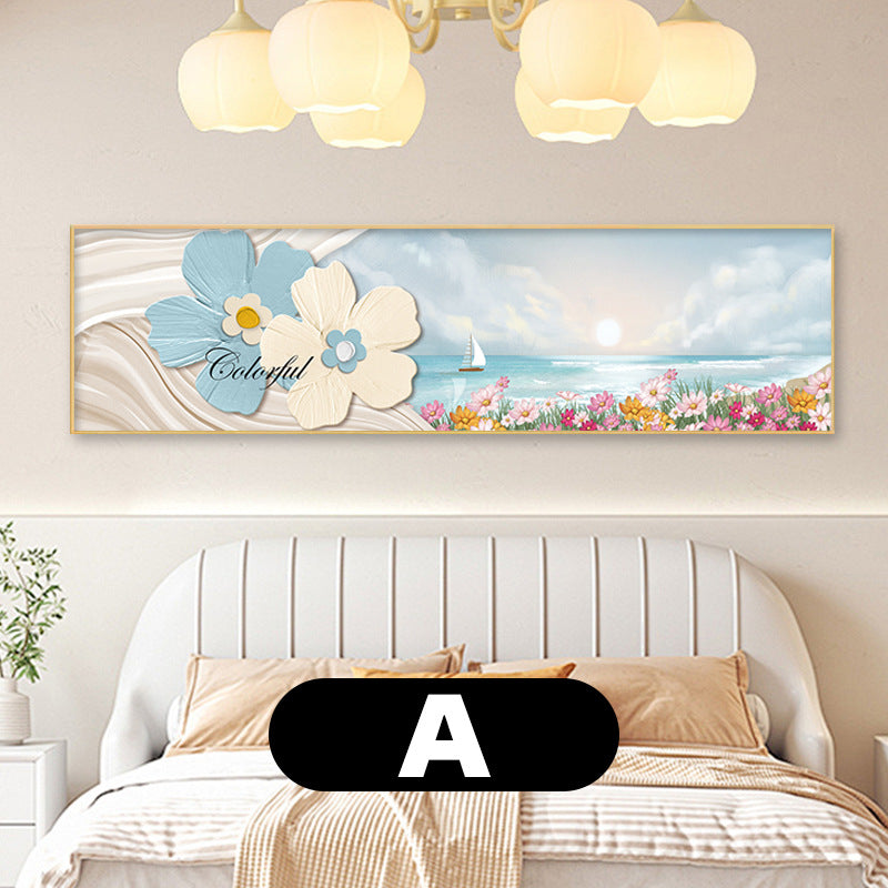 Elegant Feather-Inspired Canvas Wall Art