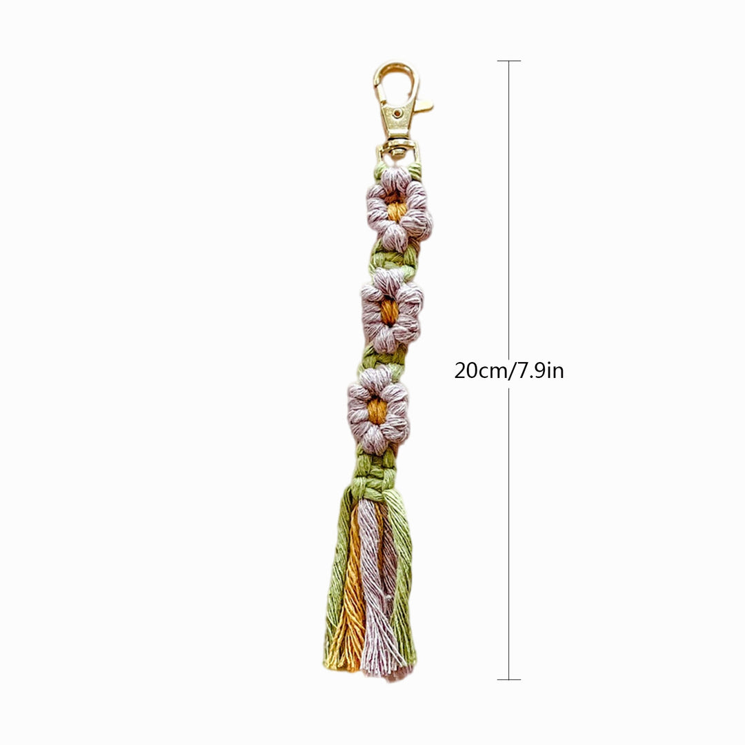 Macrame Tassel Keychain