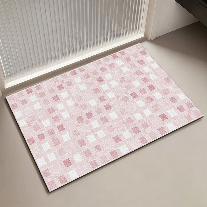 Mosaic Pattern Bath Mat