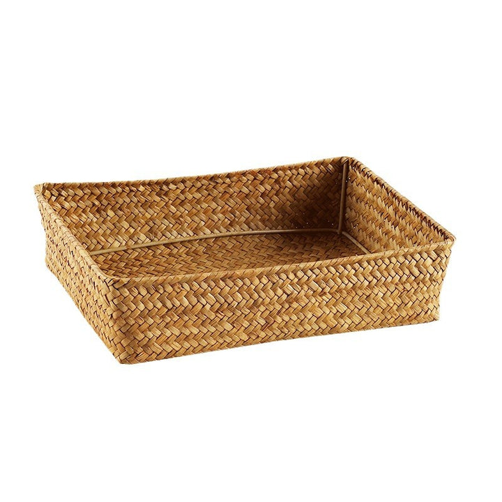 Handwoven Bamboo Storage Tray