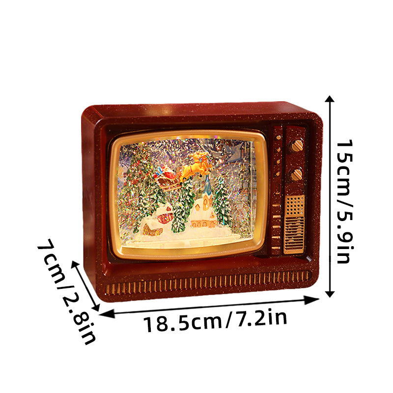 Nostalgic Snow Globe TV
