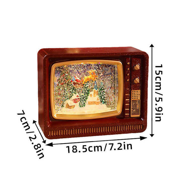 Nostalgic Snow Globe TV