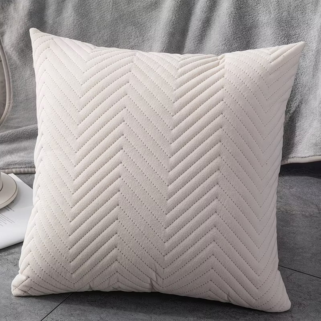 Textured Herringbone Pattern Cushion