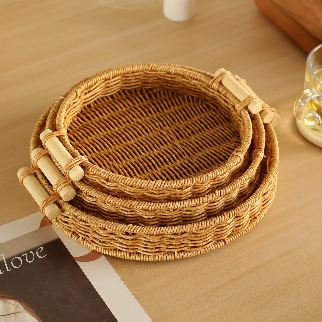 Handcrafted Rattan Serving Tray