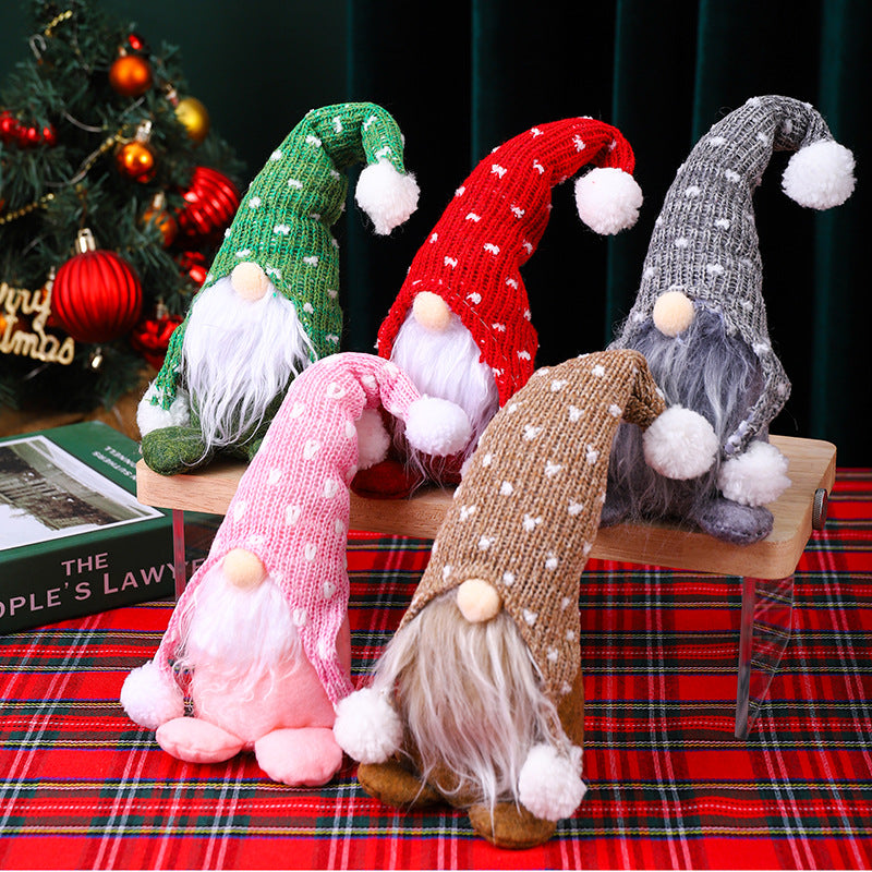 Decorative Christmas gnome figure