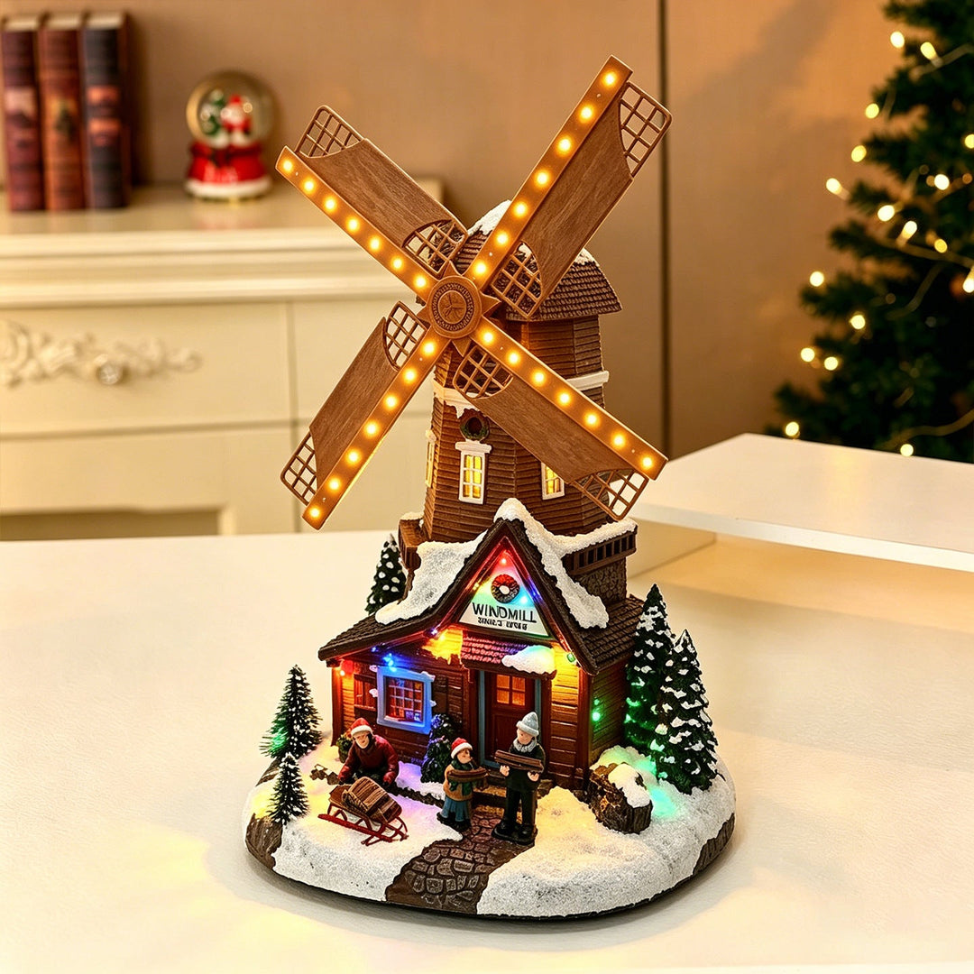 Nostalgic Christmas Windmill Decoration