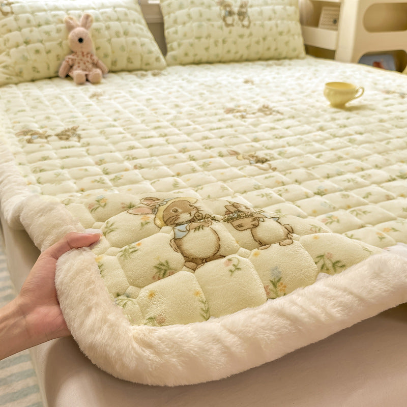 Plush Cartoon-Themed Blanket