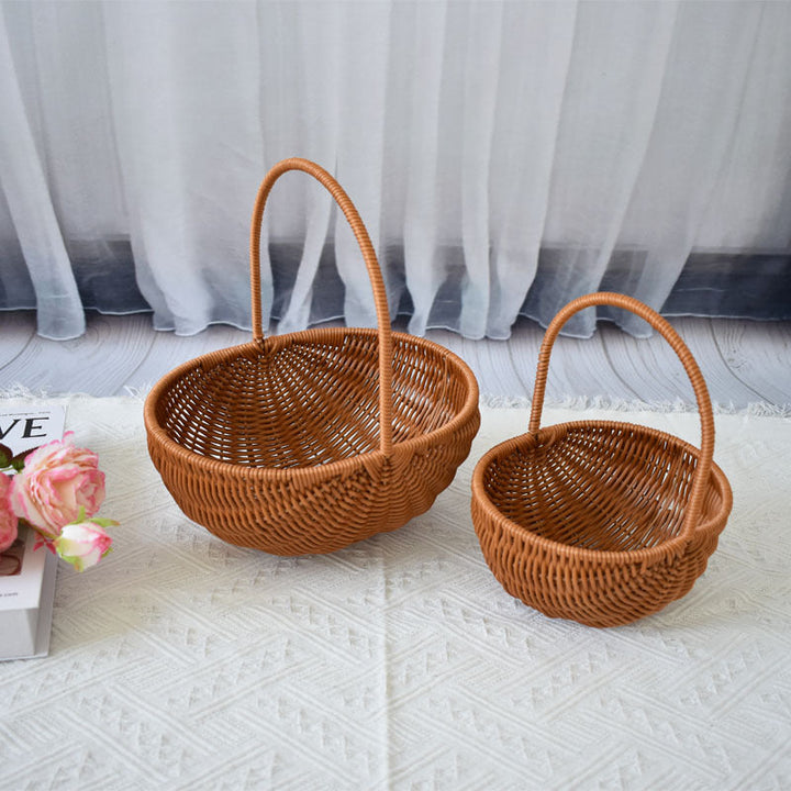Handcrafted Natural Woven Storage Baskets