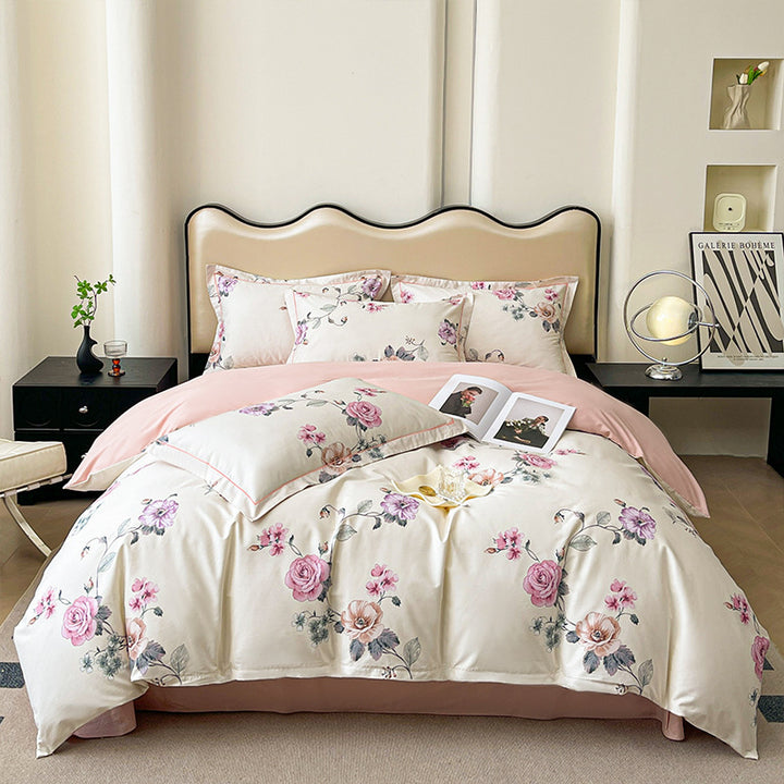 Floral Pattern Duvet Cover Set