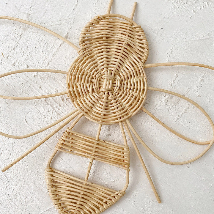 Decorative wall hanging in bee design